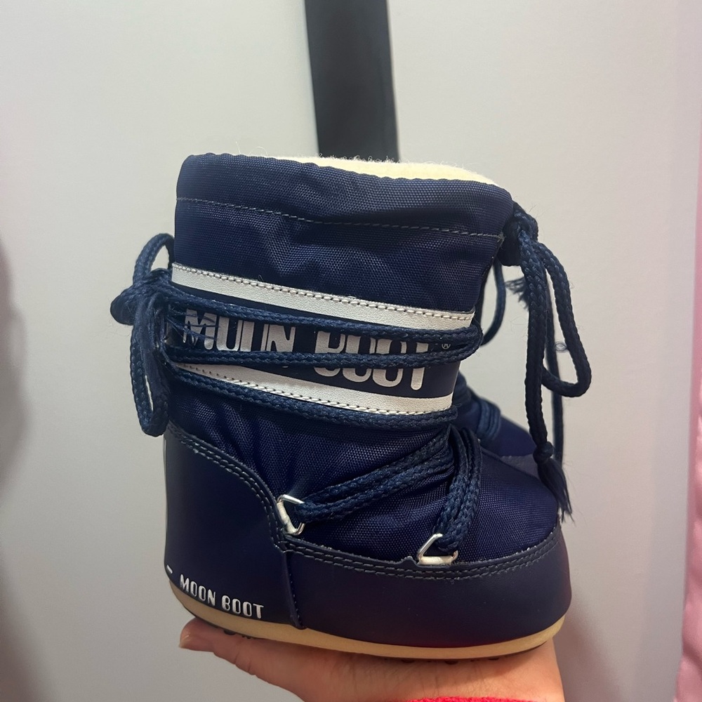Moon Boot Kids' Dark Blue Winter Boots